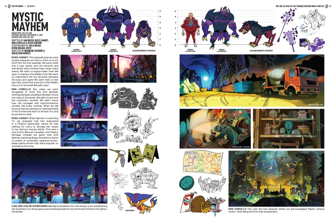 The Art of Rise of The Teenage Mutant Ninja Turtles US - Hardback