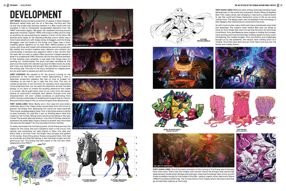 The Art of Rise of The Teenage Mutant Ninja Turtles US - Hardback