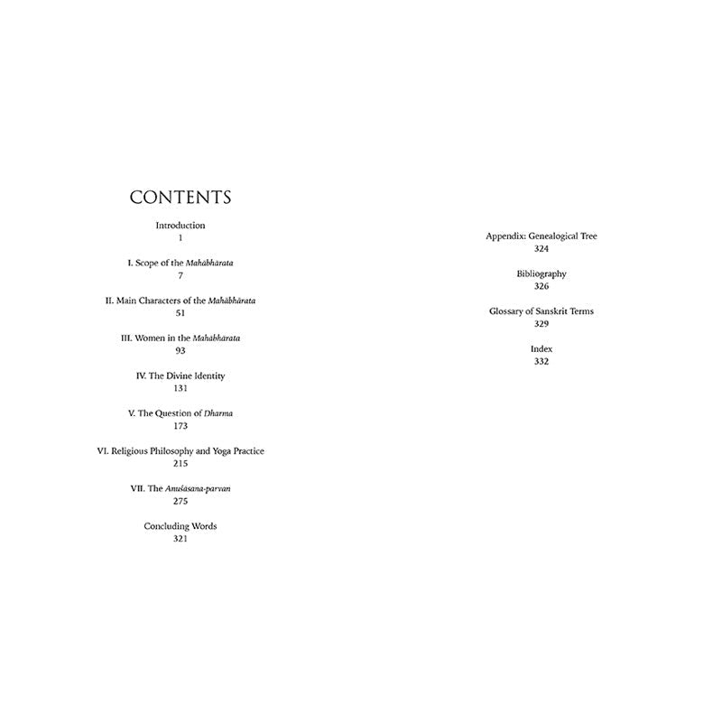 Light on the Mahabharata inside page 1