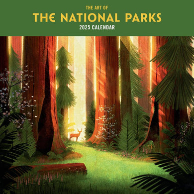 2025 The Art of the National Parks Wall Calendar-Earth Sciences/ Geography/ Environment/ Planning-買書書 BuyBookBook