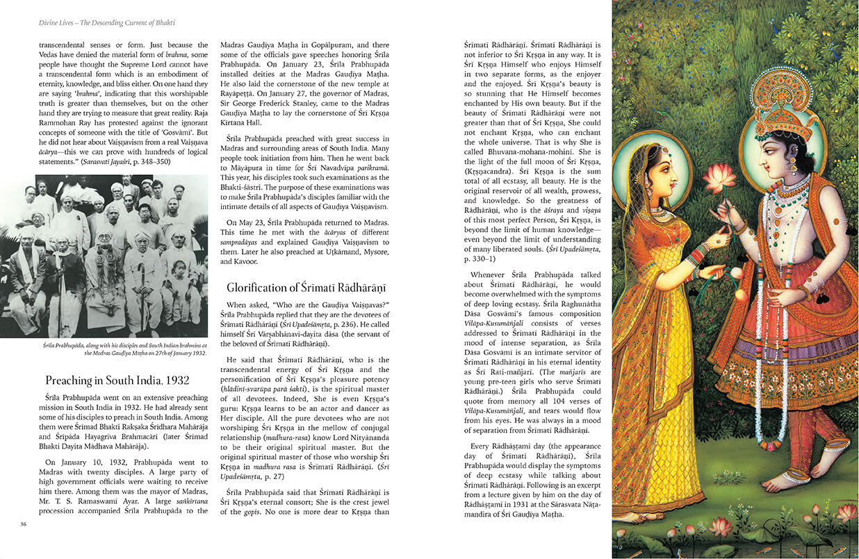 Divine Lives inside page 4