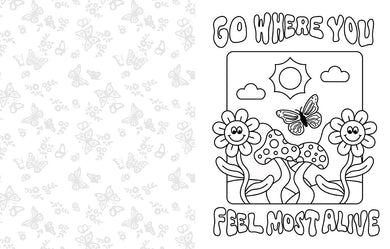 Grow Through What You Go Through: A Mindful Coloring Book inside page 1