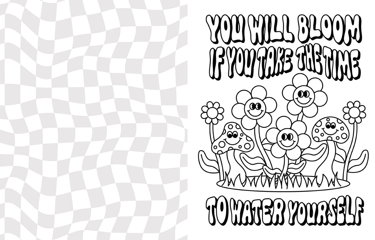 Grow Through What You Go Through: A Mindful Coloring Book inside page 4