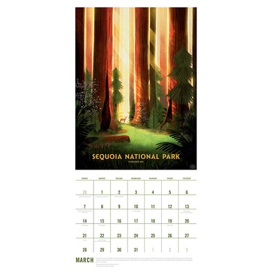 2027 The Art of the National Parks Wall Calendar inside page 2