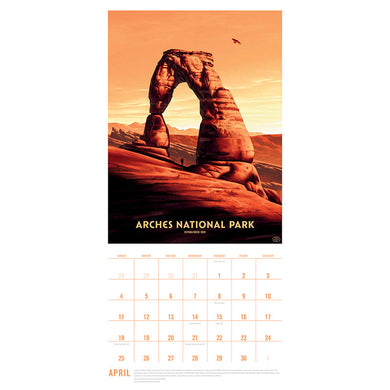 2027 The Art of the National Parks Wall Calendar inside page 3