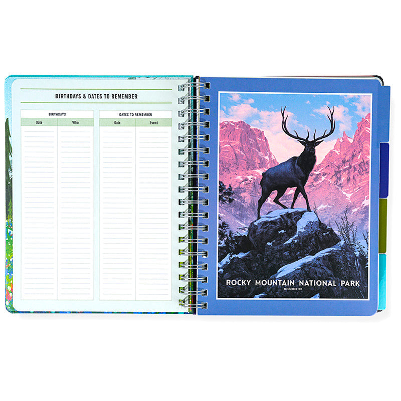The Art of the National Parks Undated Planner inside page 2