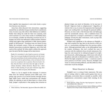 The Evolution of Modern Yoga inside page 3