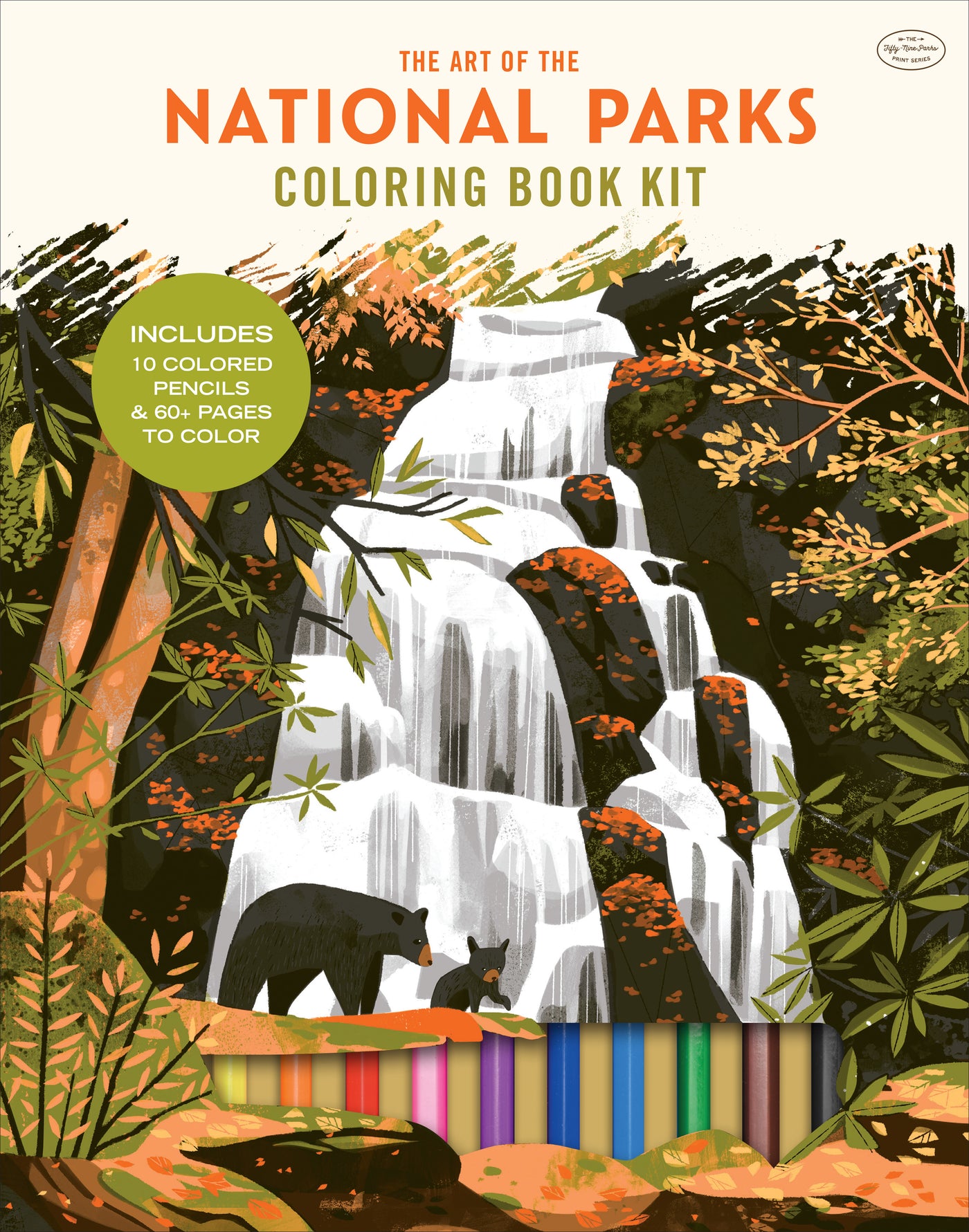 Art of the National Parks Coloring Book Kit