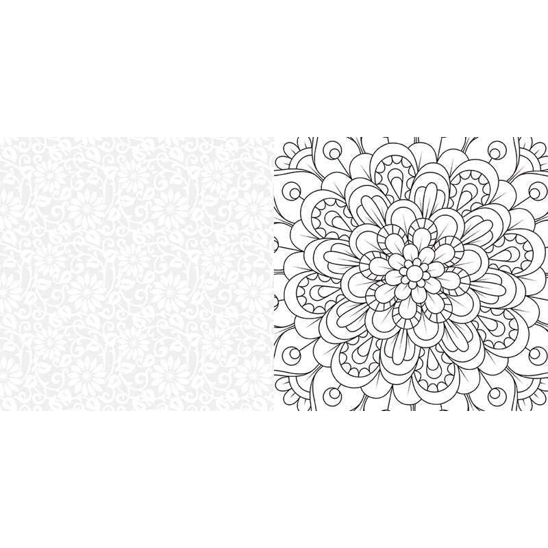 100 Blooming Designs: Flowers inside page 1