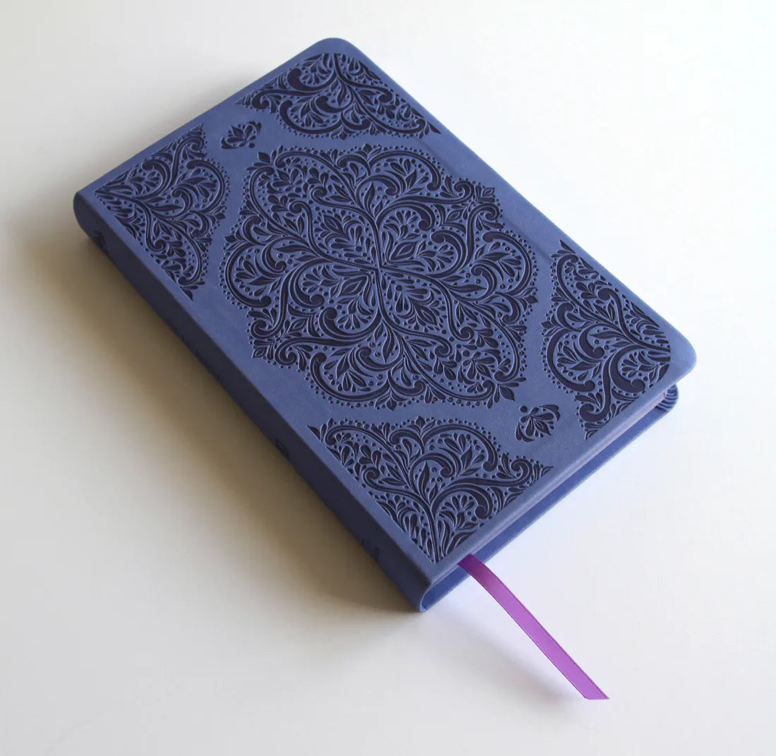 KJV Holy Bible, Large Print Medium Format, Lavender Faux Leather w/Thumb Index and Ribbon Marker, Red Letter US - Paperback / softback