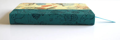 KJV Holy Bible, Large Print Medium Format, Blue with Birds Faux Leather w/ Ribbon Marker, Red Letter US - Paperback / softback