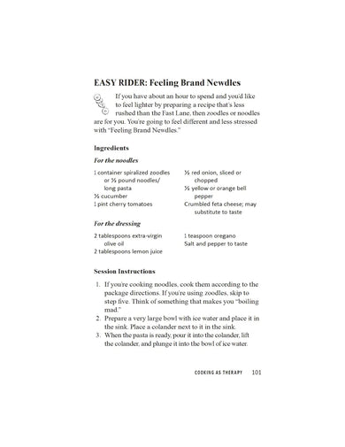 Cooking as Therapy US - Hardback