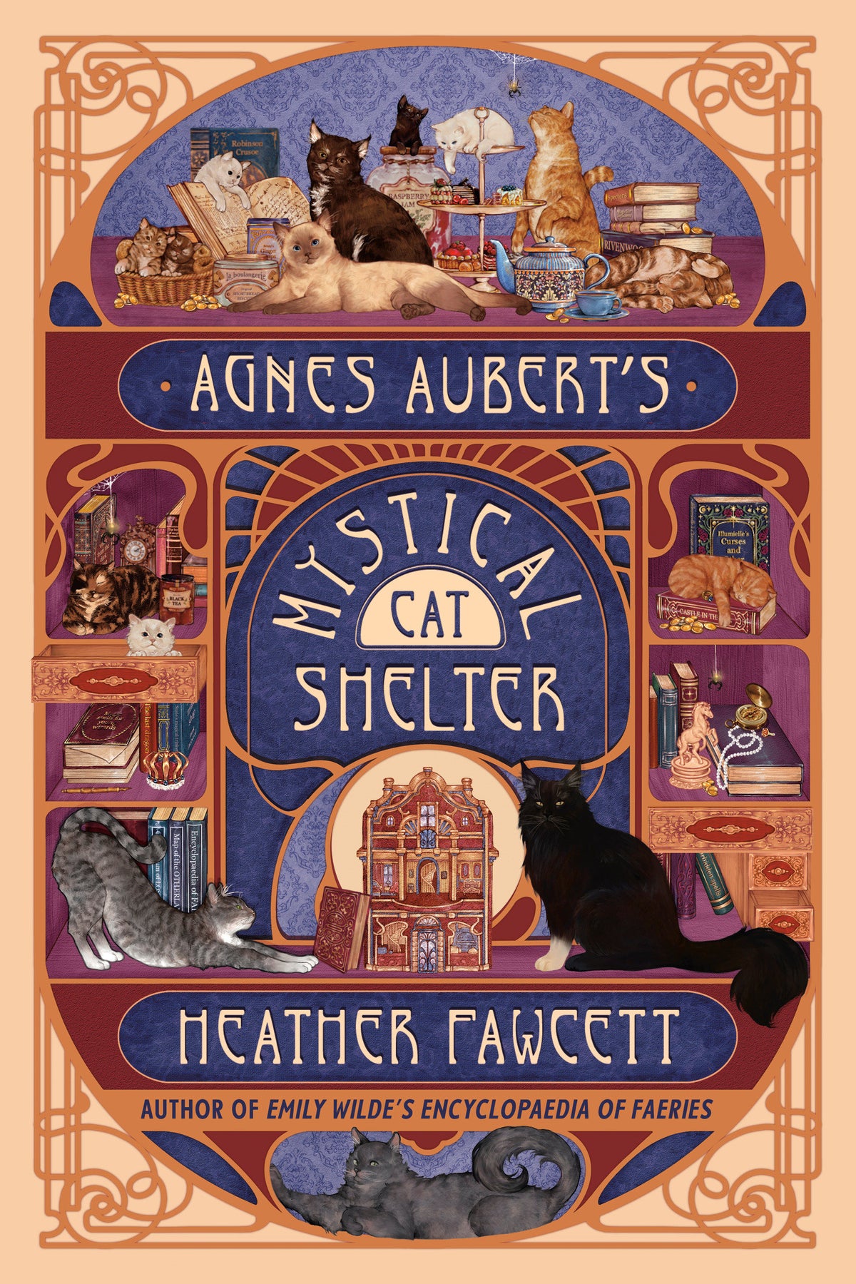 Agnes Aubert's Mystical Cat Shelter cover (ISBN 9780593973271)
