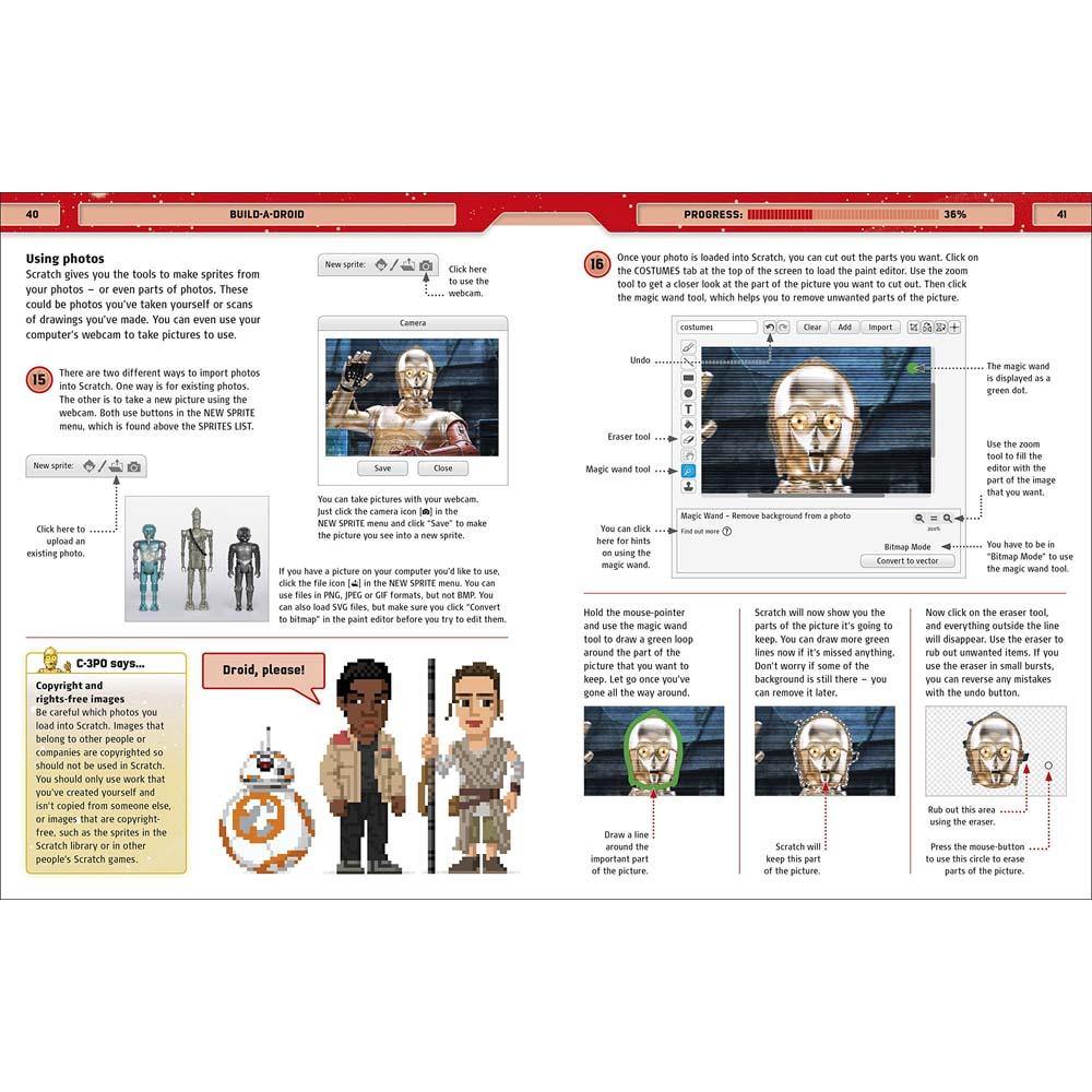 Step-by-Step Visual Guide, A - Star Wars Coding Projects (Paperback) DK UK