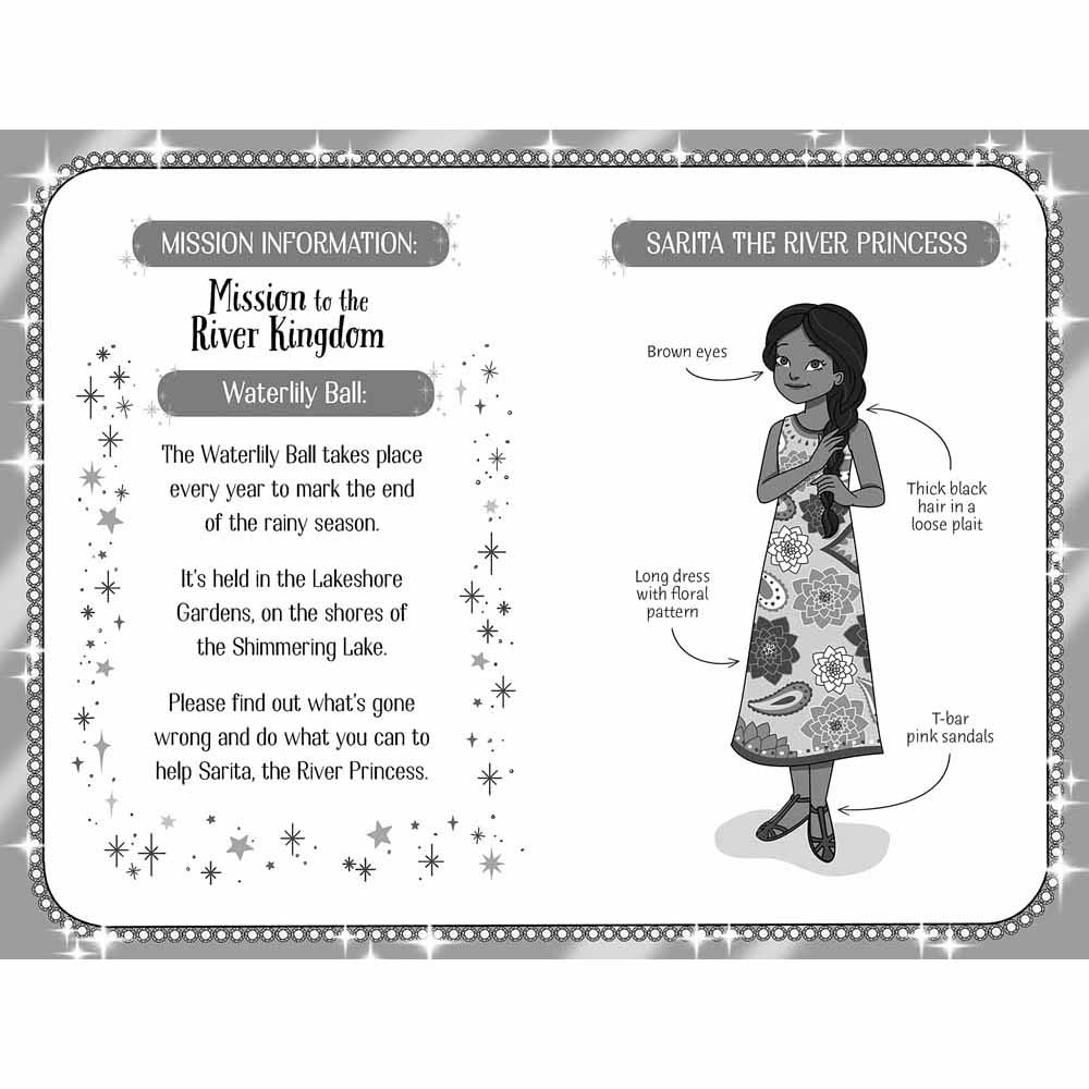 Sticker Dolly Stories #08 Waterlily Ball (Zanna Davidson) Usborne