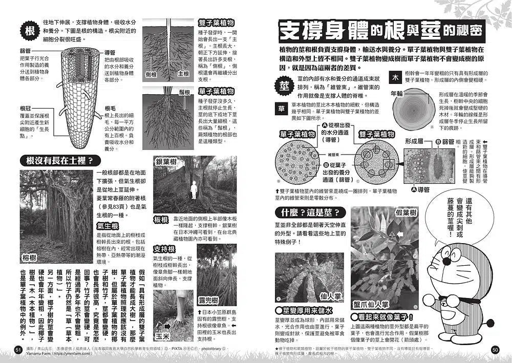 哆啦A夢科學大冒險#04 探究植物夢工廠 (藤子·F·不二雄)-非故事: 動物植物 Animal & Plant-買書書 BuyBookBook