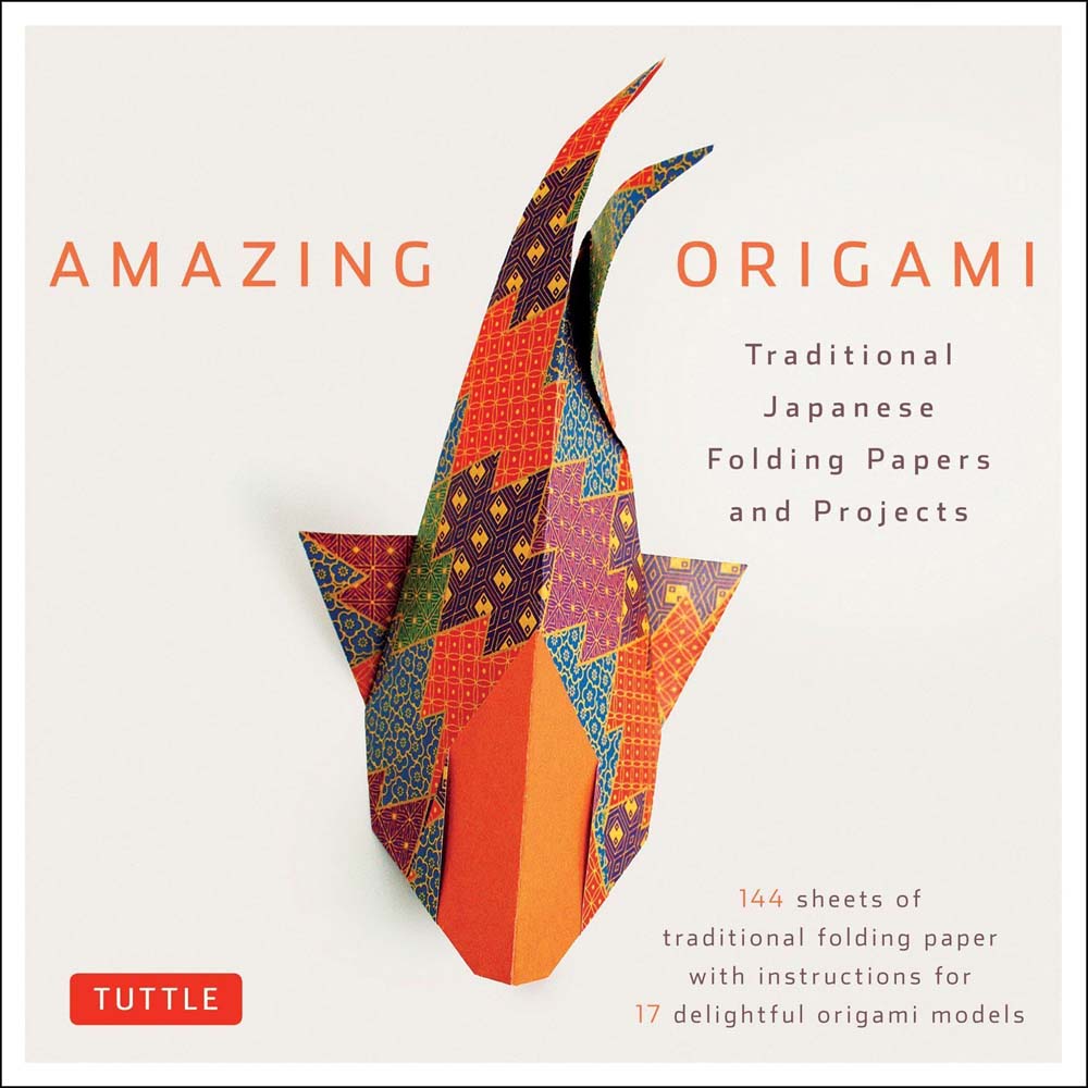 正版 Amazing Origami Kit: Traditional Japanese Folding Papers and Projects  [144 Origami Papers with Book, 17 Projects] (Tuttle Studio) 最抵價 : 買書書  BuyBookBook