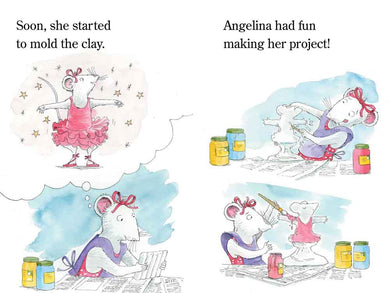 Angelina Ballerina and the Art Fair (Ready-to-Read L1)-Fiction: 兒童繪本 Picture Books-買書書 BuyBookBook