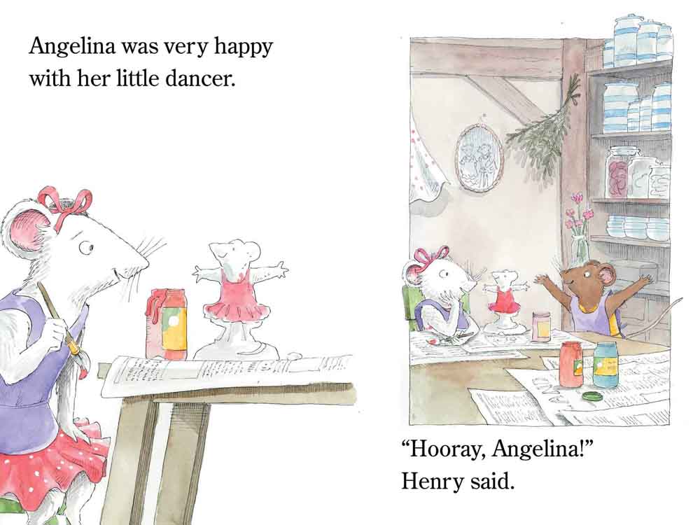 Angelina Ballerina and the Art Fair (Ready-to-Read L1)-Fiction: 兒童繪本 Picture Books-買書書 BuyBookBook