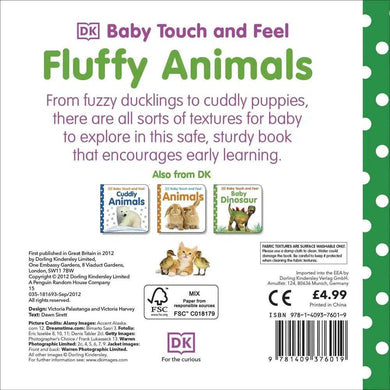 Baby Touch and Feel Fluffy Animals (Board book) DK UK