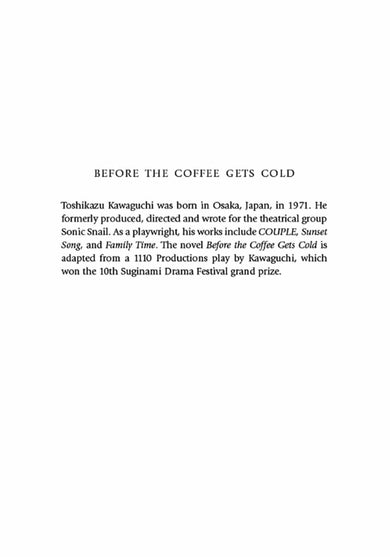 Before the Coffee Gets Cold Series Book