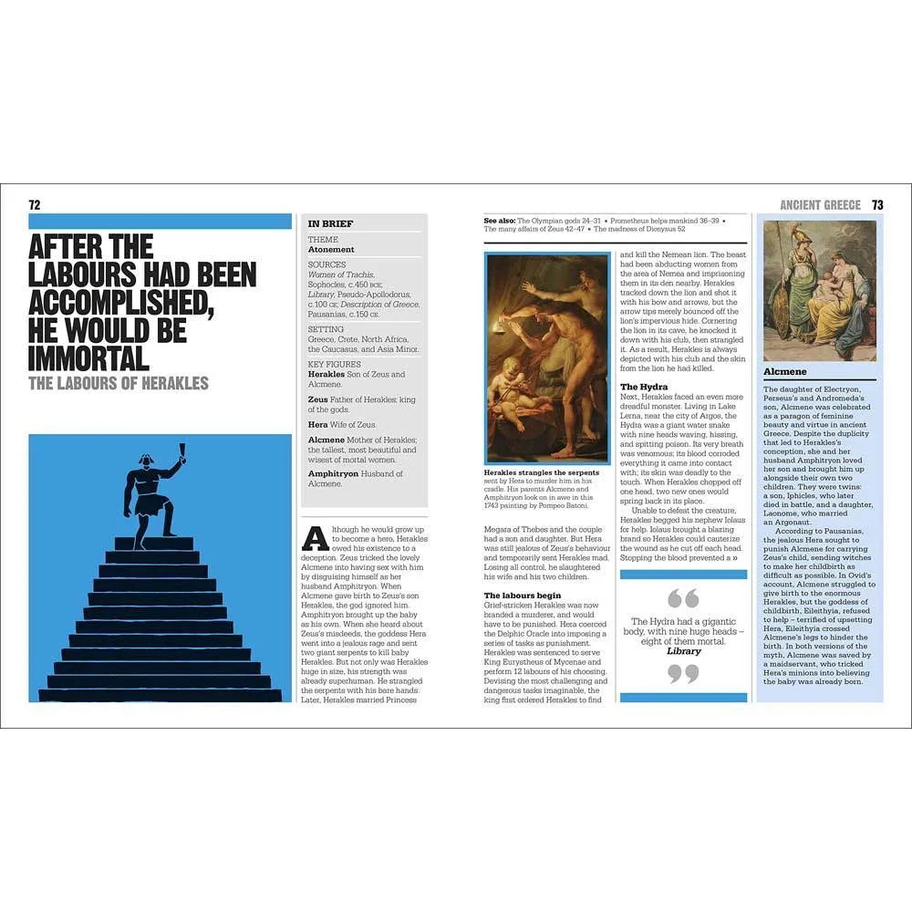 Big Ideas Simply Explained - The Mythology Book (Hardback) DK UK
