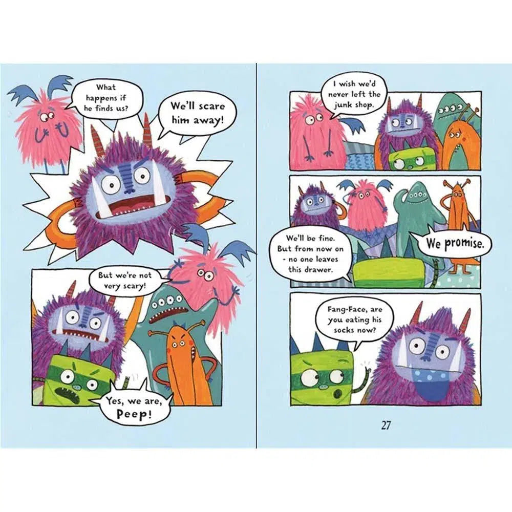 Billy and the Mini Monsters #01 Monsters in the Dark (Paperback) (Zanna Davidson) Usborne