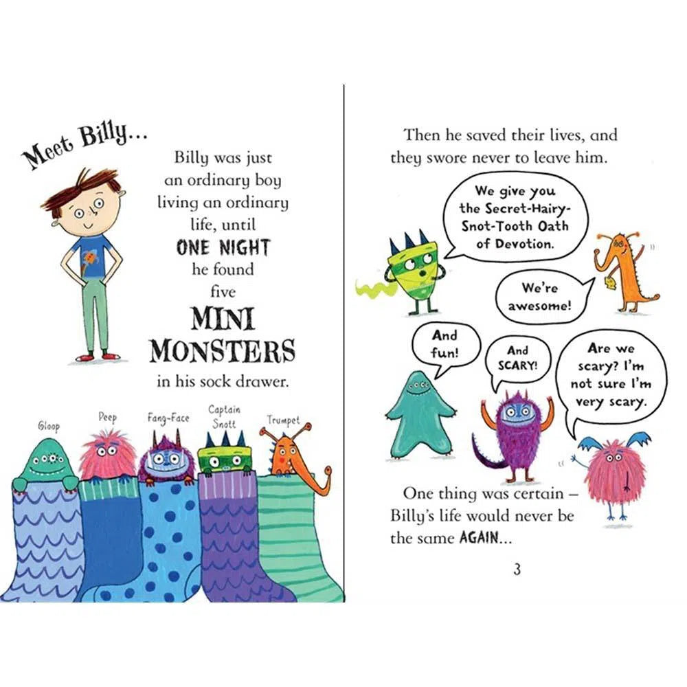 Billy and the Mini Monsters #04 Monsters on a Plane (Paperback) (Zanna Davidson) Usborne