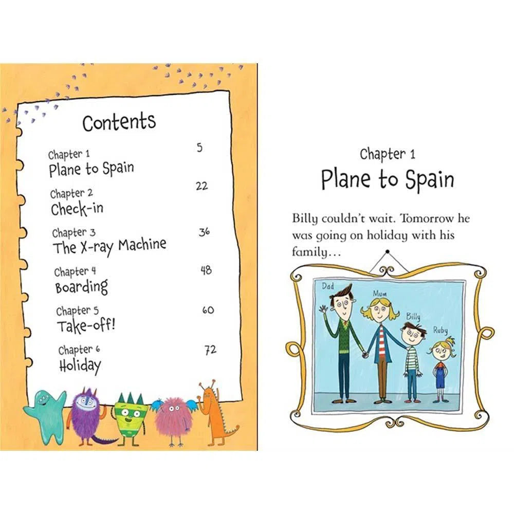 Billy and the Mini Monsters #04 Monsters on a Plane (Paperback) (Zanna Davidson) Usborne