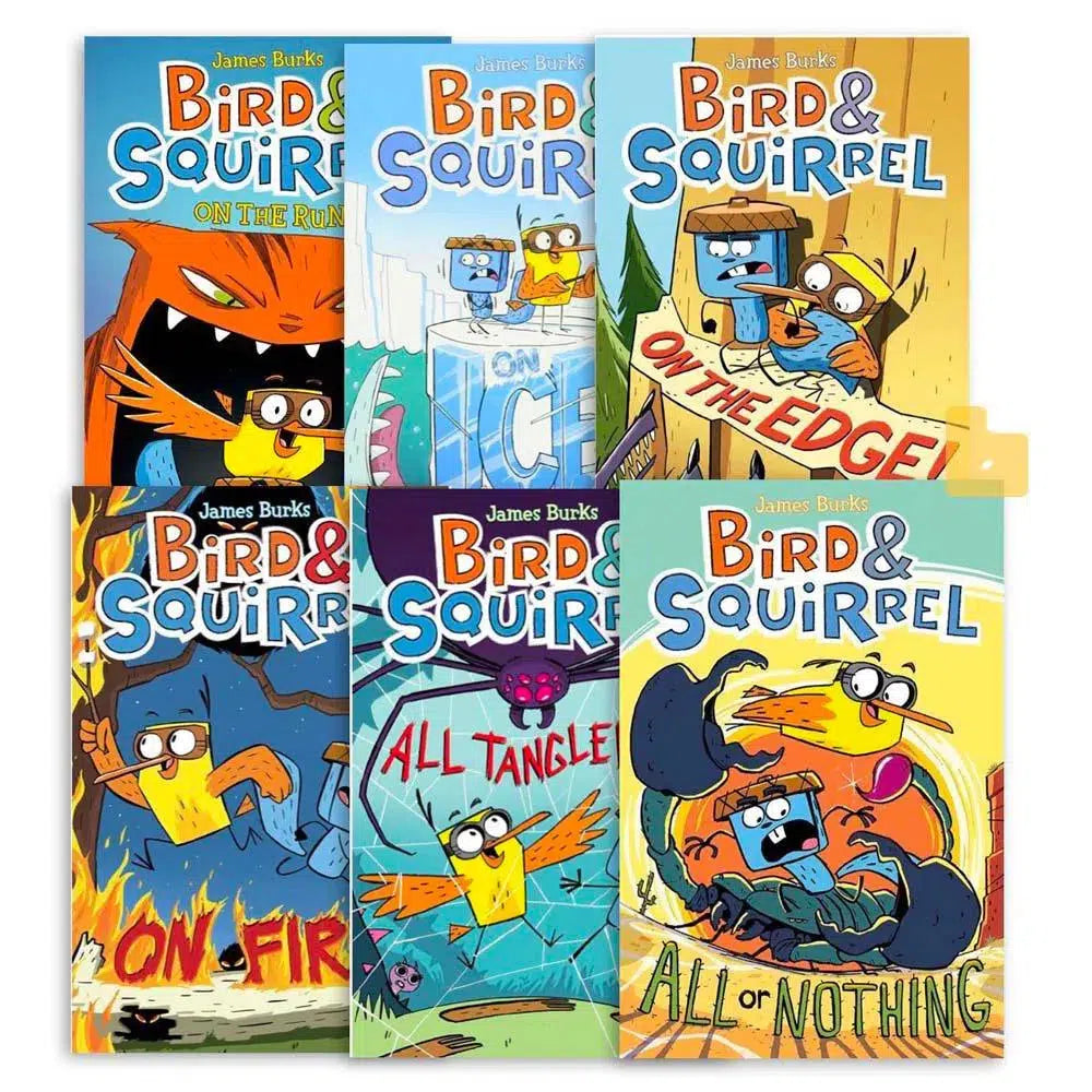 Bird & Squirrel (正版) #1-6 Bundle (6 Books) Scholastic