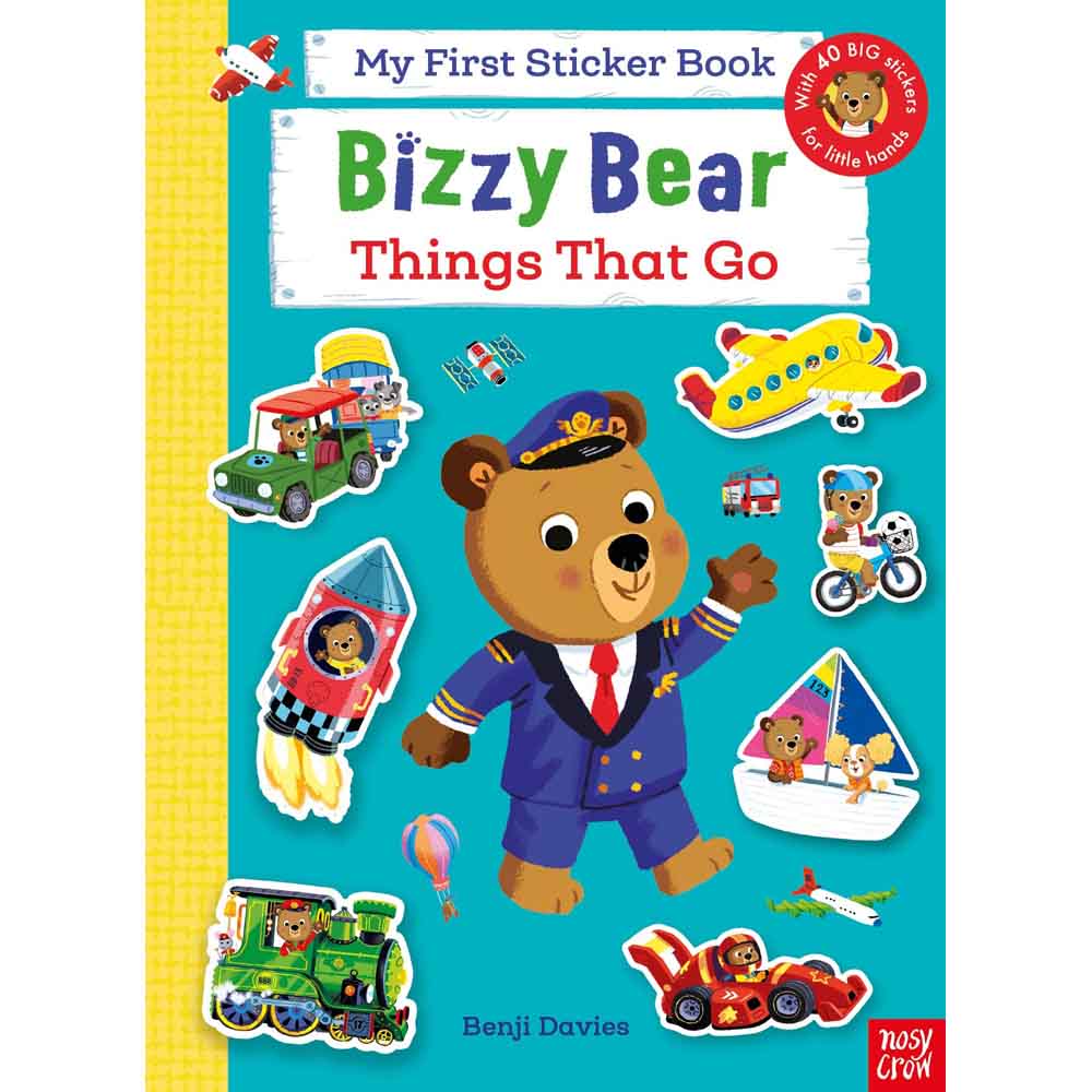 Bizzy Bear - Things That Go Sticker Book-Nonfiction: 學前基礎 Preschool Basics-買書書 BuyBookBook
