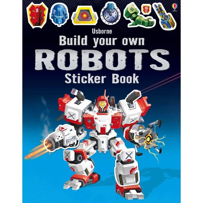 Build your own robots sticker book Usborne