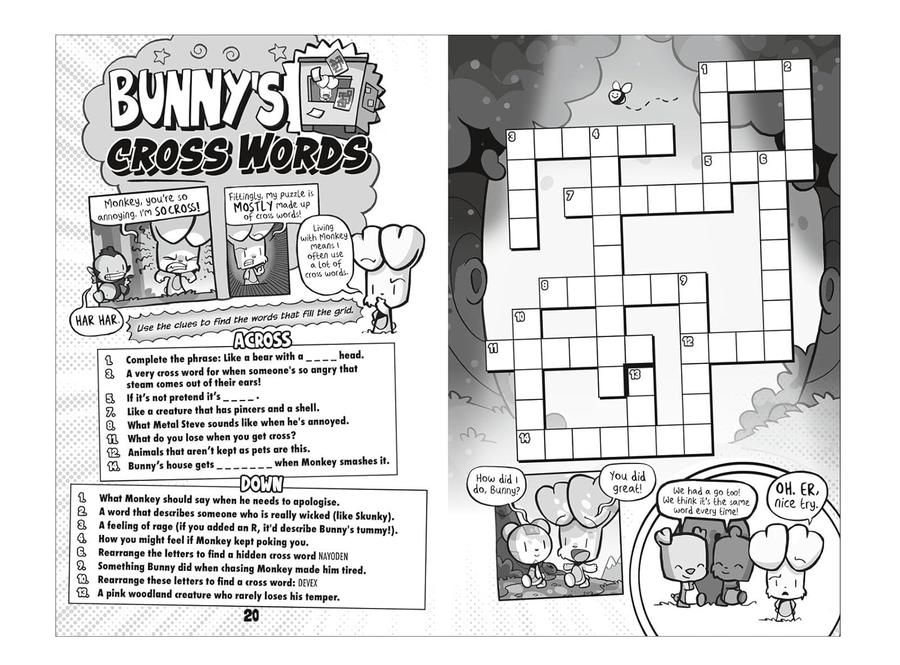 Bunny vs Monkey: The Whopping World of Puzzles-Children’s / Teenage general interest: Hobbies/ quizzes/ toys and games-買書書 BuyBookBook
