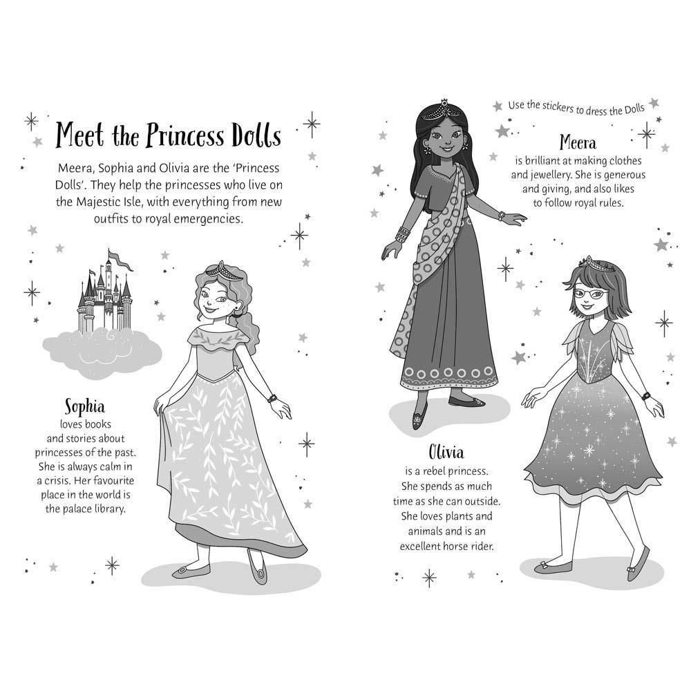 Sticker Dolly Stories #05 Castle in the Clouds (Zanna Davidson) Usborne