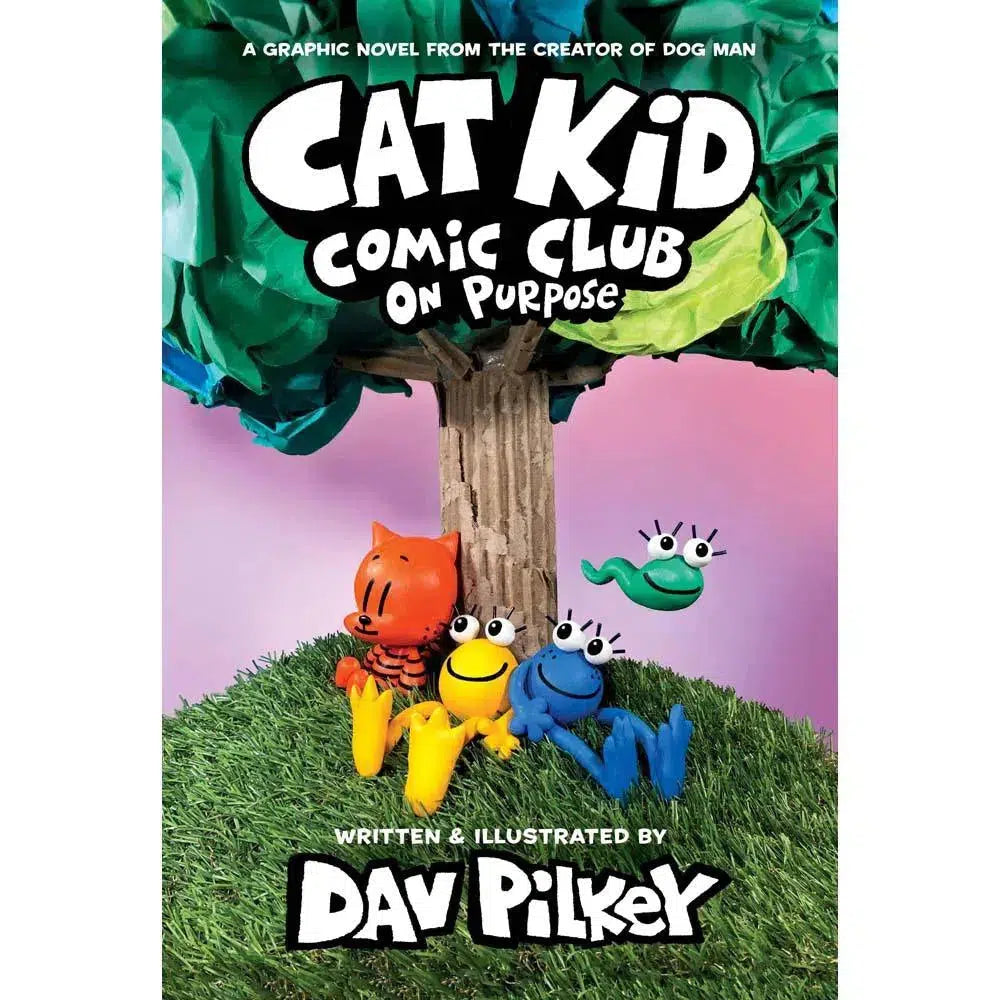 Cat Kid Comic Club (正版) #03 On Purpose (Hardback) (Dav Pilkey) Scholastic