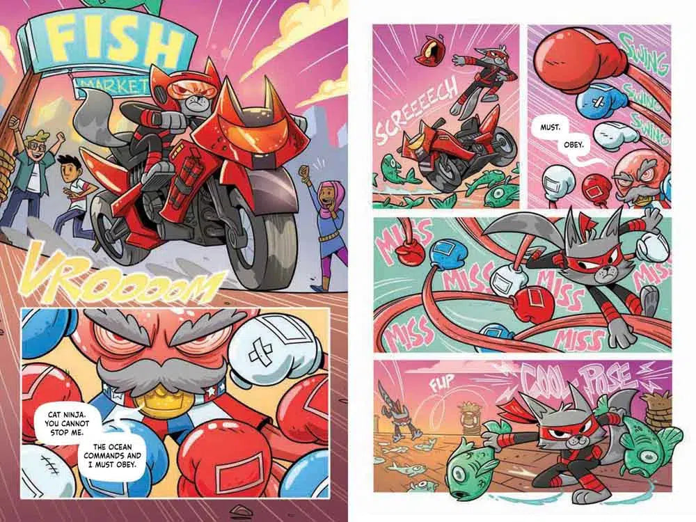 Cat Ninja Box Set (Books 1-3)-Fiction: 兒童繪本 Picture Books-買書書 BuyBookBook
