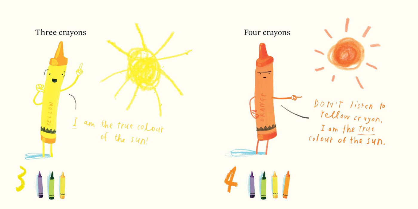 Crayons’ Book of Numbers, The (Board Book) (Drew Daywalt) (Oliver Jeffers)-Fiction: 兒童繪本 Picture Books-買書書 BuyBookBook