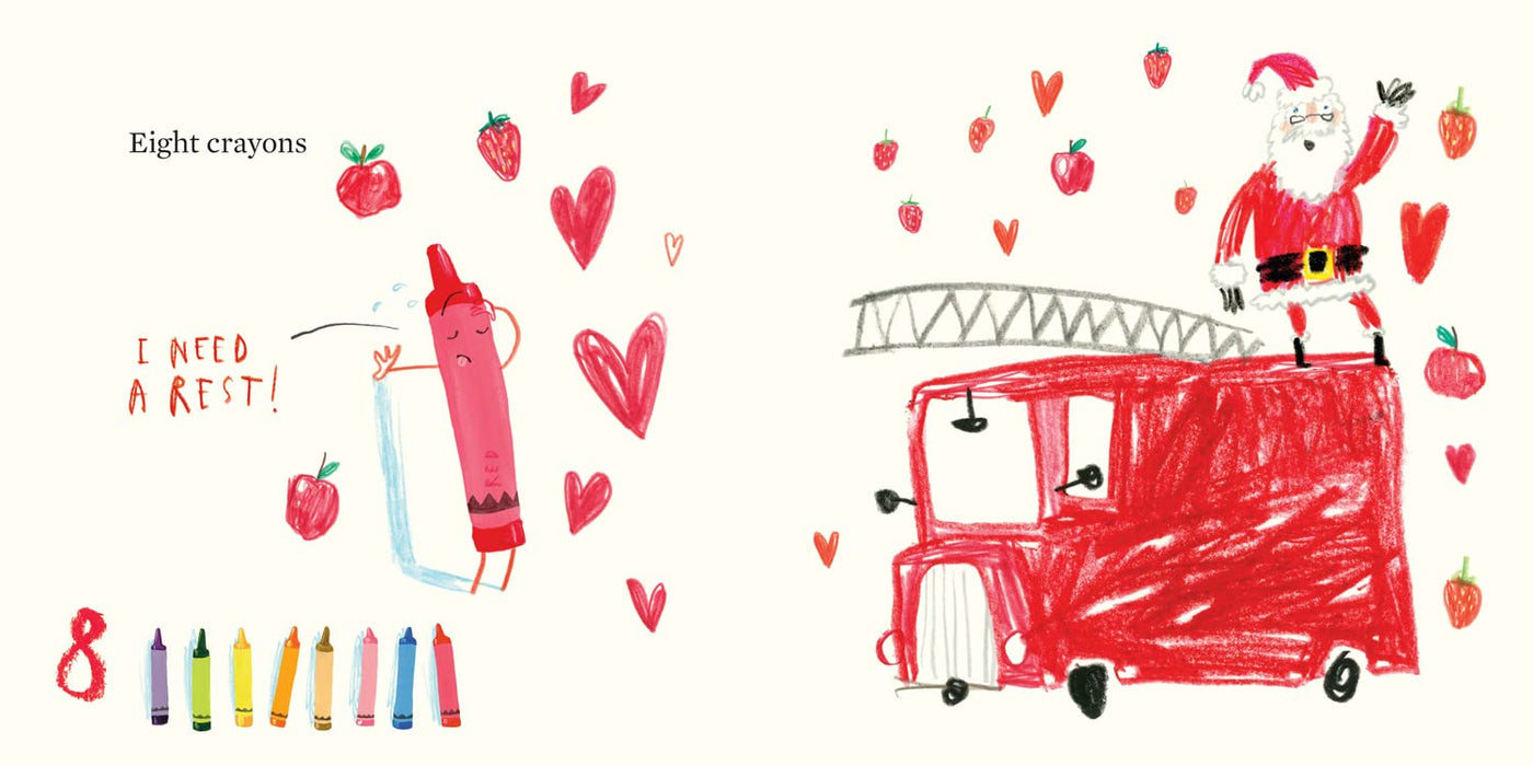 Crayons’ Book of Numbers, The (Board Book) (Drew Daywalt) (Oliver Jeffers)-Fiction: 兒童繪本 Picture Books-買書書 BuyBookBook