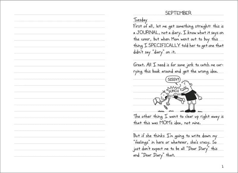 Diary of a Wimpy Kid #01 (Jeff Kinney) - 買書書 BuyBookBook