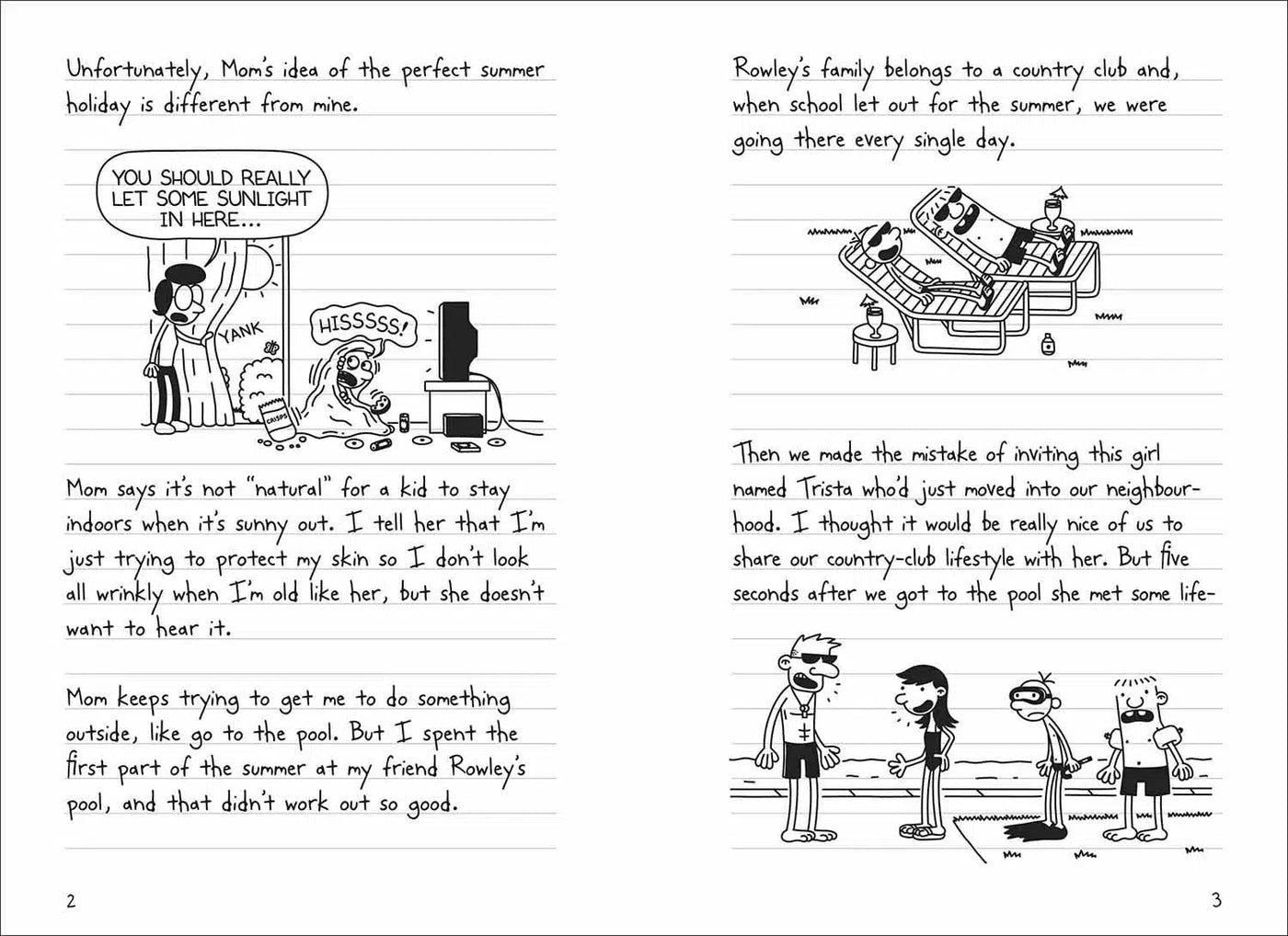 Diary of a Wimpy Kid #04 Dog Days (Jeff Kinney)-Fiction: 幽默搞笑 Humorous-買書書 BuyBookBook