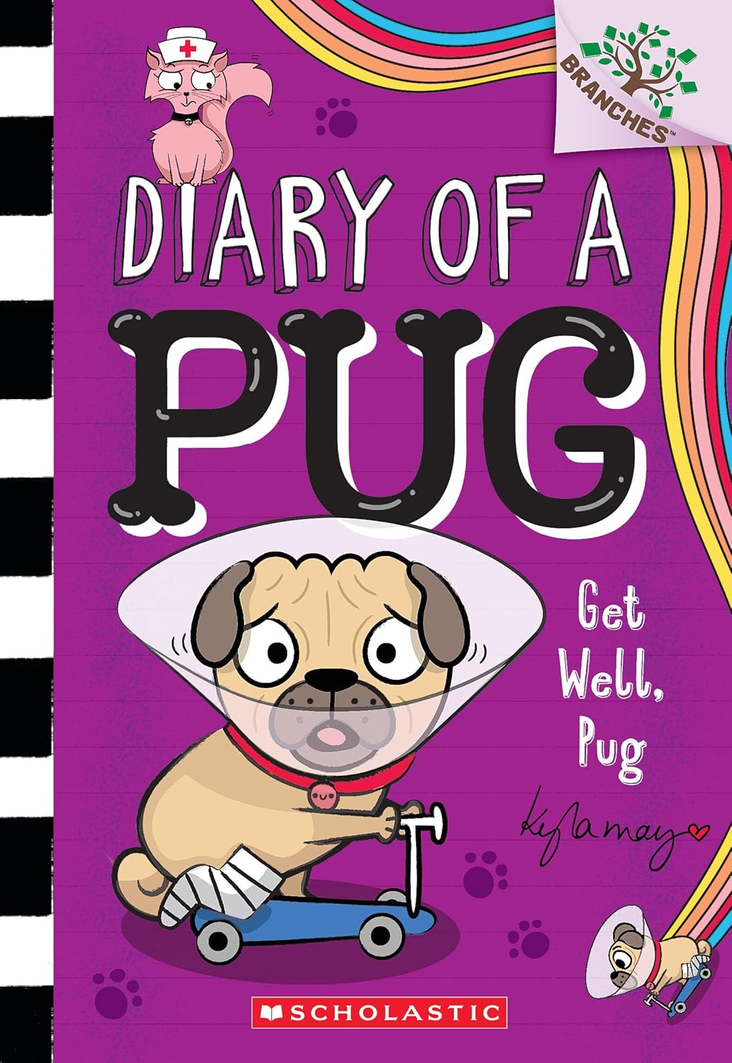 Diary of a Pug #12 Get Well, Pug (Branches) (Kyla May)-Children’s Early years / early learning concepts-買書書 BuyBookBook
