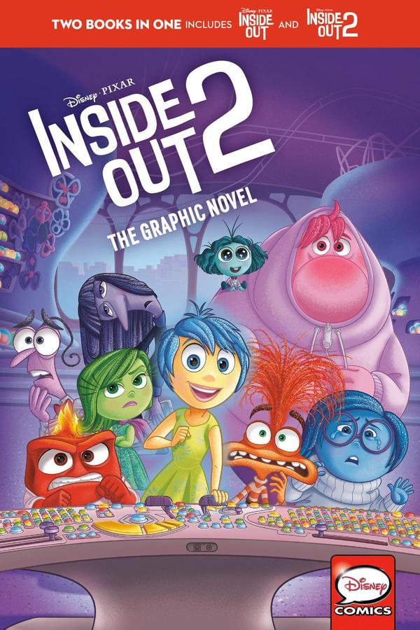 Disney/Pixar Inside Out 2: The Graphic Novel (Includes Inside Out!)-Children’s / Teenage fiction: General and modern fiction-買書書 BuyBookBook