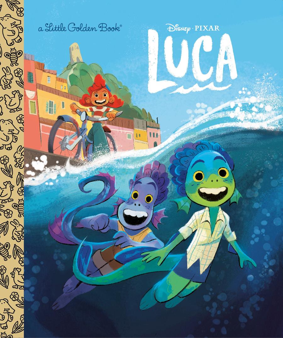 Disney/Pixar Luca Little Golden Book (Disney/Pixar Luca)-Children’s / Teenage fiction: General and modern fiction-買書書 BuyBookBook