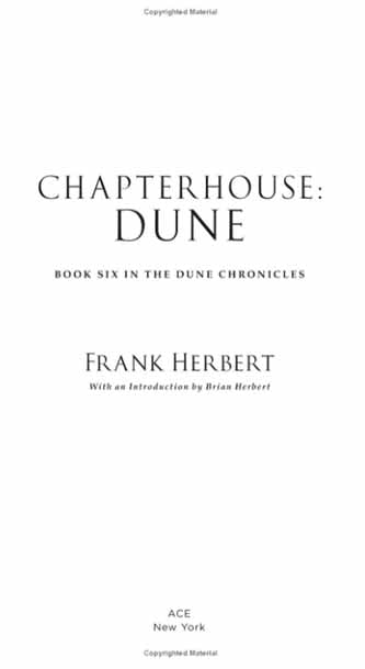 Dune #6 Chapterhouse: Dune-Fiction: 歷險科幻 Adventure & Science Fiction-買書書 BuyBookBook