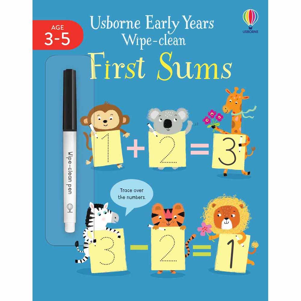 Early Years Wipe-Clean First Sums (Age 3-5) Usborne