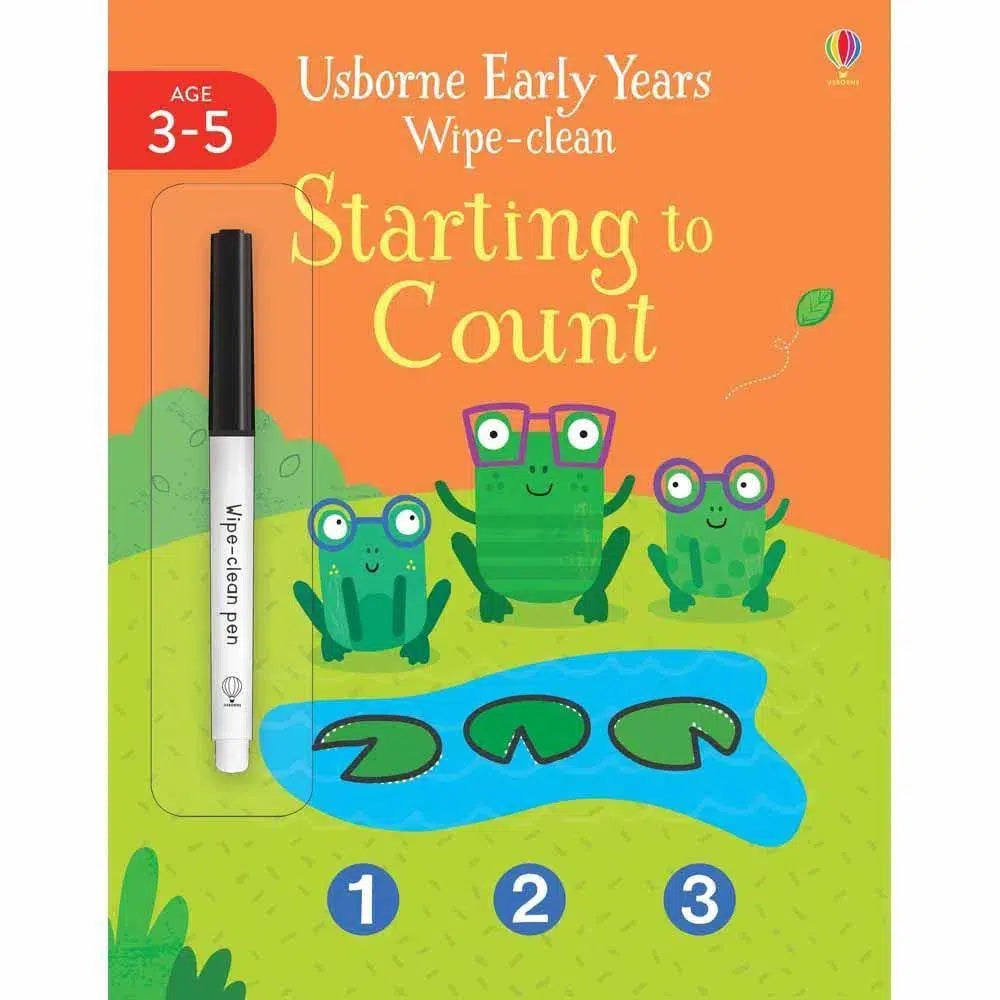 Early Years Wipe-Clean Starting to Count (Age 3-5) Usborne