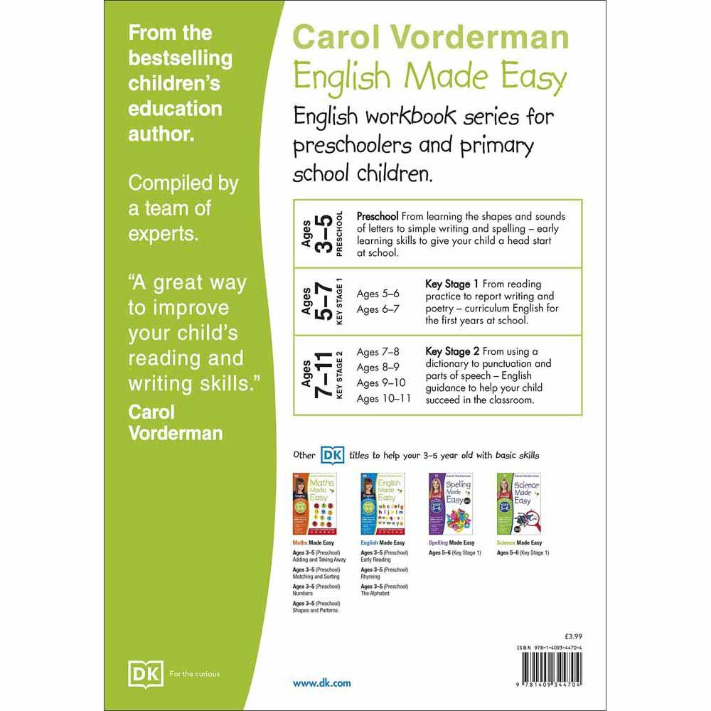 English Made Easy Early Writing Ages 3-5 (Preschool) (Paperback) DK UK
