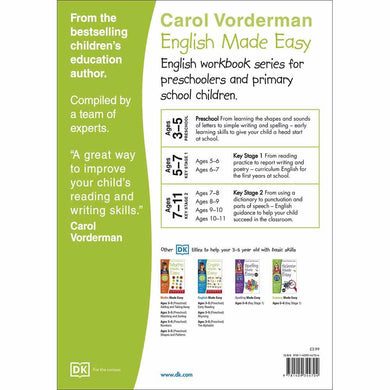 English Made Easy Early Writing Ages 3-5 (Preschool) (Paperback) DK UK
