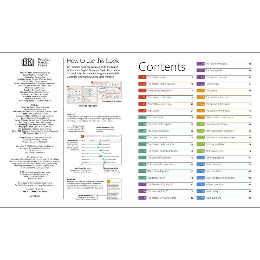 English for Everyone English Grammar Guide Practice Book (Paperback) DK UK