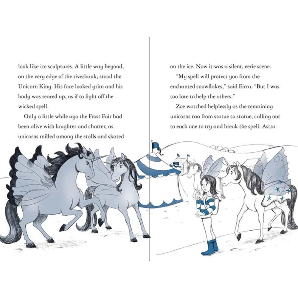 Fairy Unicorns #05 Frost Fair (Hardback) (Zanna Davidson) Usborne